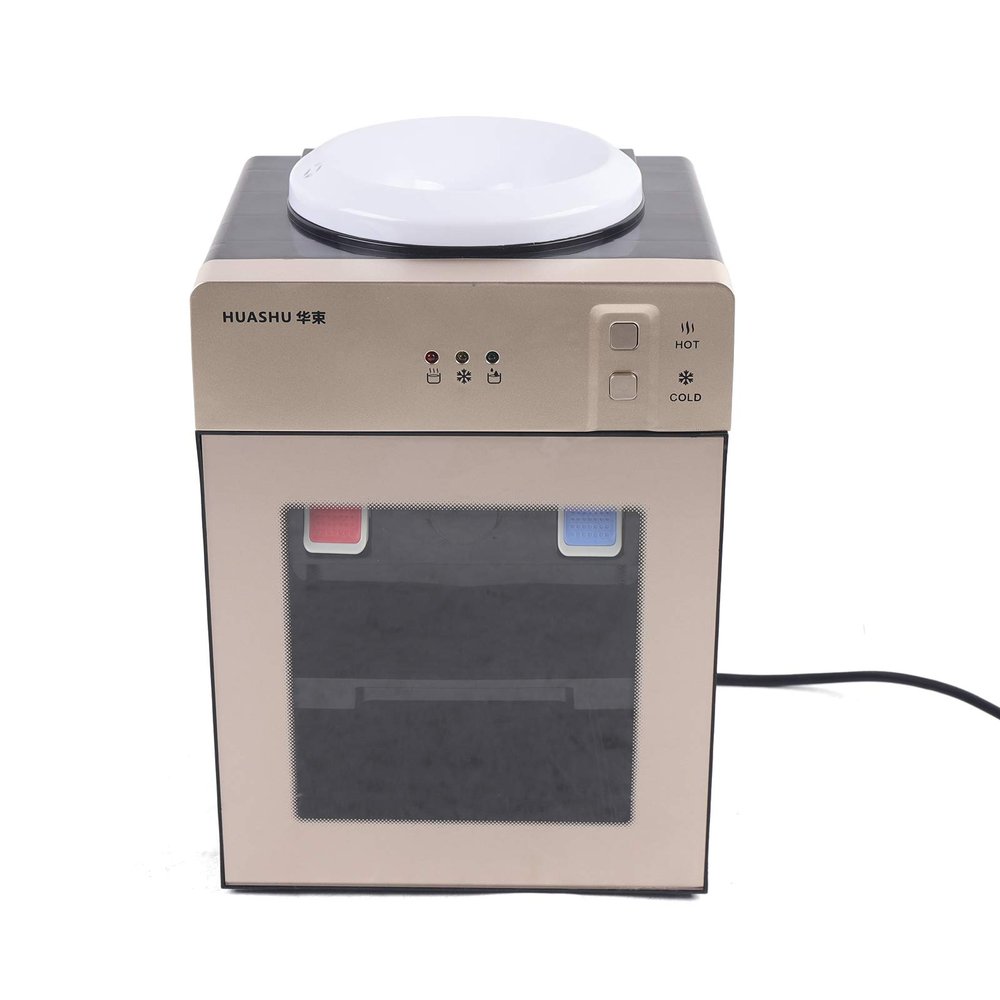 CNCEST Freestanding Hot and Cold Water Cooler Dispenser,110V 550W Water Dispenser Mini Refrigeration Desktop Automatic Drinking, for Home Office Coffee Tea Bar Dorm Room