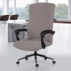 Elastic Computer Chair Cover with Durable Zipper - Protective Removable Washable Universal Office Desk Chair Seat Slip Cover - Stretchy Soft Anti-dust Desk Chair Seat Protector for Dogs, Cats, Pets view 1