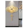 Modern Wall Clock Household Brass Chinese Wall Clock Living Room Modern Wall Clock Porch Fashion Wall Clock Wall Decoration Bedroom Wall Clocks view 3