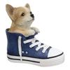 1 Pcs Of Paw-Star Pups Lifelike Puppy Dog In Sneaker Chucks Shoe Statue view 2