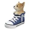 1 Pcs Of Paw-Star Pups Lifelike Puppy Dog In Sneaker Chucks Shoe Statue view 3
