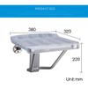 Bath Stools for Disabled,Shower Stool Bath Seats Bath Stools, Shower Chair Bath Stool Wall Mount Ergonomic Folding Showering Seat Bench Bathroom Stool view 4