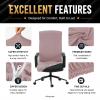 DIVA EN CAMINO DEC Office Chair Cover with Durable Zipper, Soft Stretch Slipcover for Desk, Boss, or High Back Chair view 4