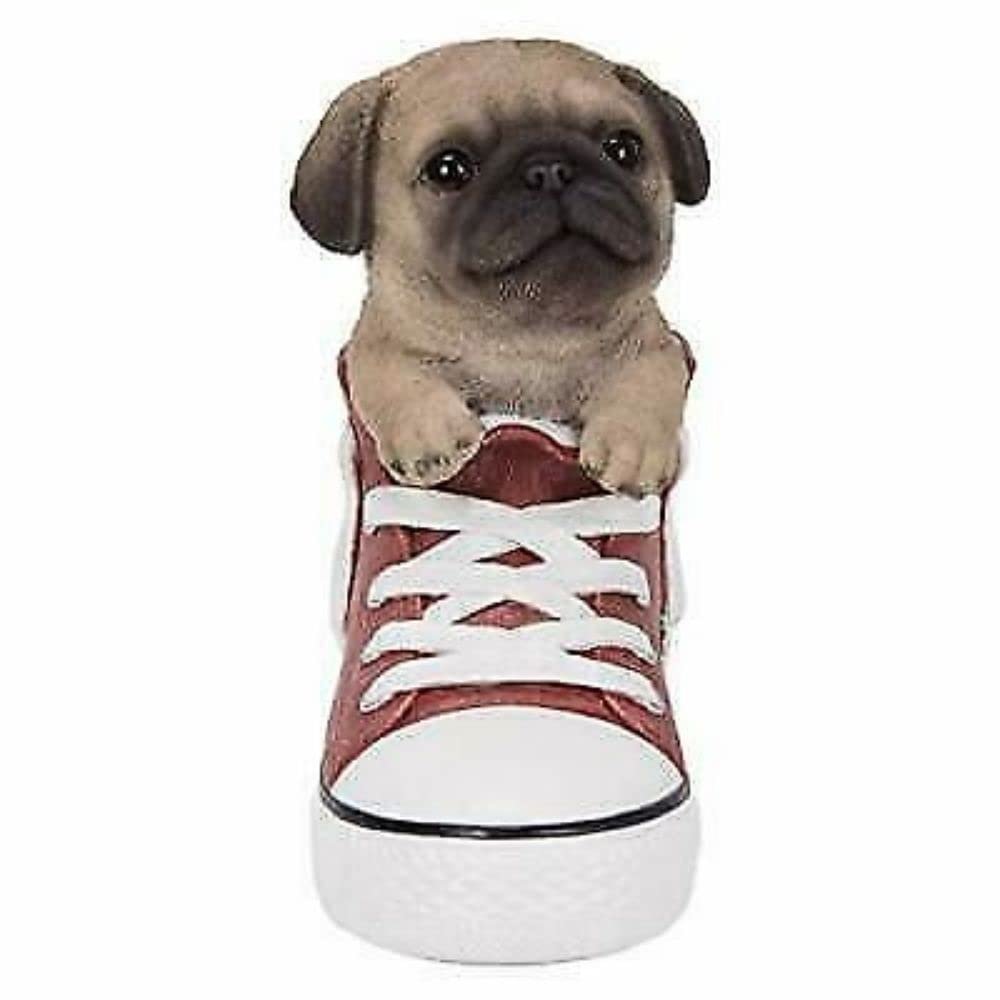 1 Pcs Of Dog In The Shoes Decorative Resin Figurine