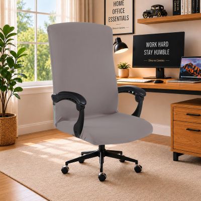 DIVA EN CAMINO DEC Durable Zipper Office Chair Cover, Stretch Soft Slipcover for Computer, Desk, or Boss Chair