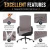 DIVA EN CAMINO DEC Durable Zipper Office Chair Cover, Stretch Soft Slipcover for Computer, Desk, or Boss Chair view 4