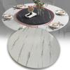 360 Wood Serving Tray, 20"/24"/28" Rotating Round Lazy Susan Dining Table Tray, Wooden Swivel Serving Display Rotating Plate, Hotel Tabletop Service Plate,Large Wooden Turntable Lazy view 1