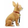 1 Pcs Of Spicy Mexican Short Coat Dog Large Figurine W/ Welcome Sign Statue view 4