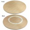 Large Wooden Turntable Lazy Susan, Wood Dining Table Turntable, Dining Table Top Serving Plate, Rotating Serving Board, Tabletop Serving Tray, Home Dining Turntable, Smooth Rotation, With Silent Beari view 2