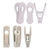 Corodo Velvet Hangers Clips 20 Pack + Corodo 60 Pack White Plastic Cips view 1