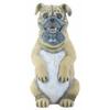 1 Pcs Of Cream and Grey Cat as Dog Dupers Themed Decorative Figurine Statue view 1