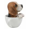 1 Pcs Of Adorable Teacup Dog Statue 5.5" H view 3