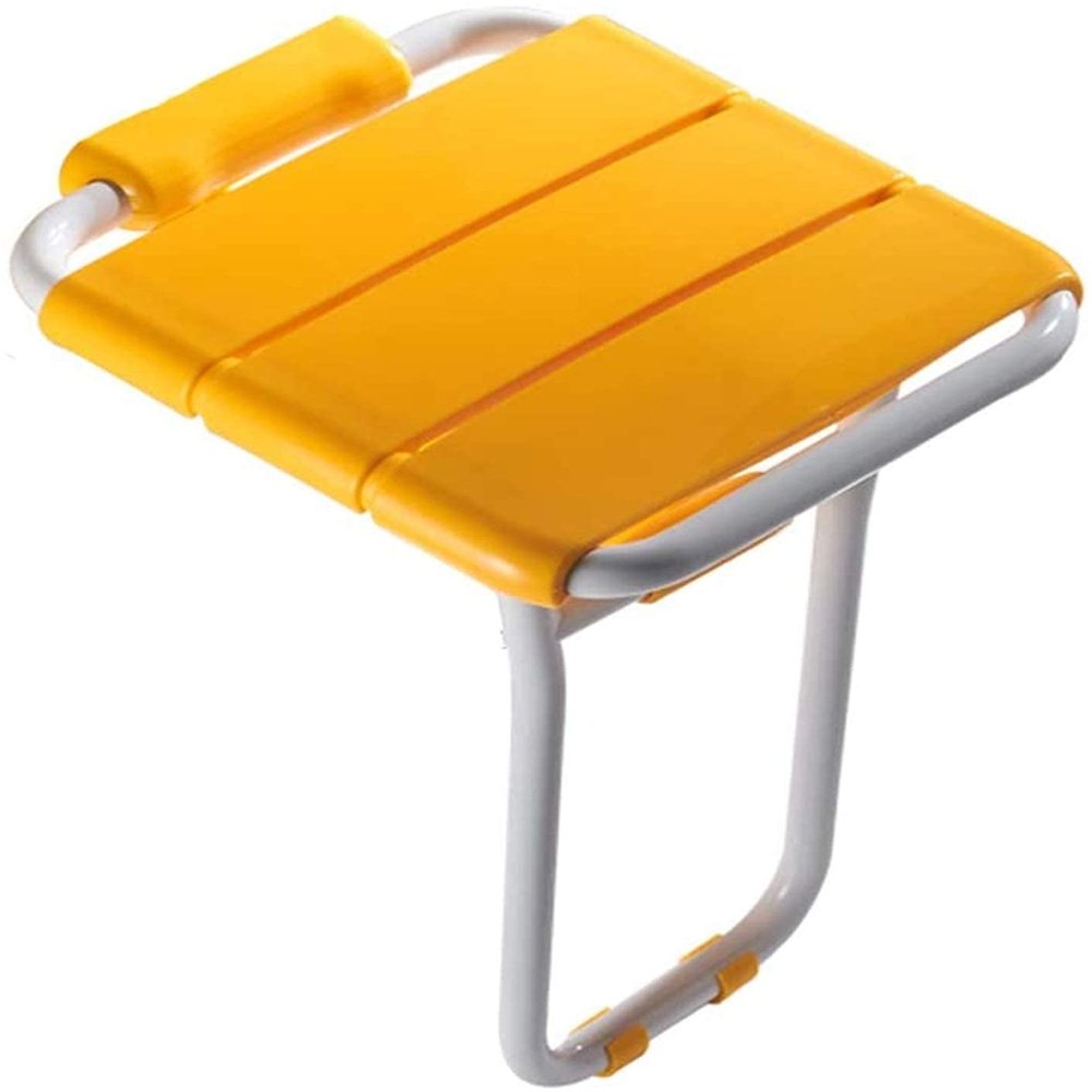 GOODBZ Shower Seats,Shower Stool Bathroom Folding Stoon Shower Room Bath Stool Porch Hallway Bathroom Aluminum Alloy Maximum Bearing Weight 175Kg Bath Chair Apply to Elderly,Senior,Handic