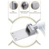 Bathroom Stool,Wall Mounted Shower Seat with Stainless Steel Legs,Folding Nylon Bathroom Bench Shower Stool,for Elderly Disabled and Pregnant,Max Load 200Kg,with Luminous Circle,Wh view 3