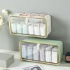 AVSMGP Underwear and Bras Drawer Organizers, Closet Dresser Drawers Organizers Dividers, Clothing Storage Organizers Box for Lingerie, Panties, Socks, Briefs,Ties,White,2 view 1