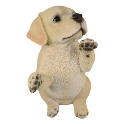 1 Pcs Begging Adorable Fawn Puppy Dog Pet Pal Pooch Figurine