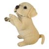 1 Pcs Begging Adorable Fawn Puppy Dog Pet Pal Pooch Figurine view 2
