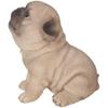 1 Pcs Of 5.5" H Realistic Animal Sitting Puppy Collectible Home Decor Figurine view 3