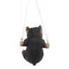 1 Pcs Of Realistic Teacup Puppy Dog Macrame Branch Hanger Statue 5.5" H view 3