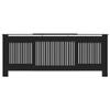loibinfen Black Radiator Cover MDF Heating Radiator Cabinet Living Room Furniture Decor, 80.7"x8.1"x32.1", Vertical Design view 3
