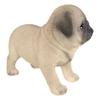 1 Pcs Of Realistic Adorable Fawn Puppy Dog Figurine 5" L view 2