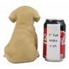 1 Pcs Of Realistic Sitting Adorable Puppy Statue 6.75" Tall Pet Pal view 4