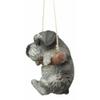 1 Pcs Of Lifelike Mini Puppy Macrame Branch Hanger 5.25" Tall With Jute Strings view 2