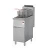 FF400 Natural Gas 50 lb. Stainless Steel Floor Fryer - 120,000 BTU view 1