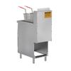 FF400 Natural Gas 50 lb. Stainless Steel Floor Fryer - 120,000 BTU view 2