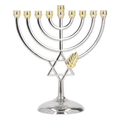 9 Arm Metal Candle Holder Vintage Candle Stand 7.1 X 6.3in Candelabra for Home Decoration