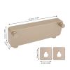 Retractable Clothesline, Retractable Laundry Line Double Stainless Steel Clothes Line Retracting Wall Mount Clothes Drying Line with Lock for Indoor Outdoor, 17 Ft (Gold) view 3