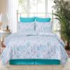 C&F Home St. Vincent Full/Queen Quilt Bed Set Cotton Summer Beach Ocean Coastal Nautical Coral Fish Reversible Machine Washable Lightweight Bedspread Bedding Coverlet Full/Queen 3 Piece Set Blue view 4