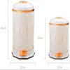 JYDQM Trash Can Home Office White Pedal Trash Can, Metal with Plastic Inner Bucket European Style Trash Can Living Room Parlor Cafe Hotel Trash Bin (Color : White, Size : 6L) view 2