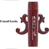 Standing Coat Rack Wooden Coat Rack Stand, Floor Standing Hat Coat Scarf Stand Hanger with Hooks, Free Standing Coat Rack, Coat Rack Tree for Hallway Bedroom Home Office Coat Rack Freestanding ( Color view 4