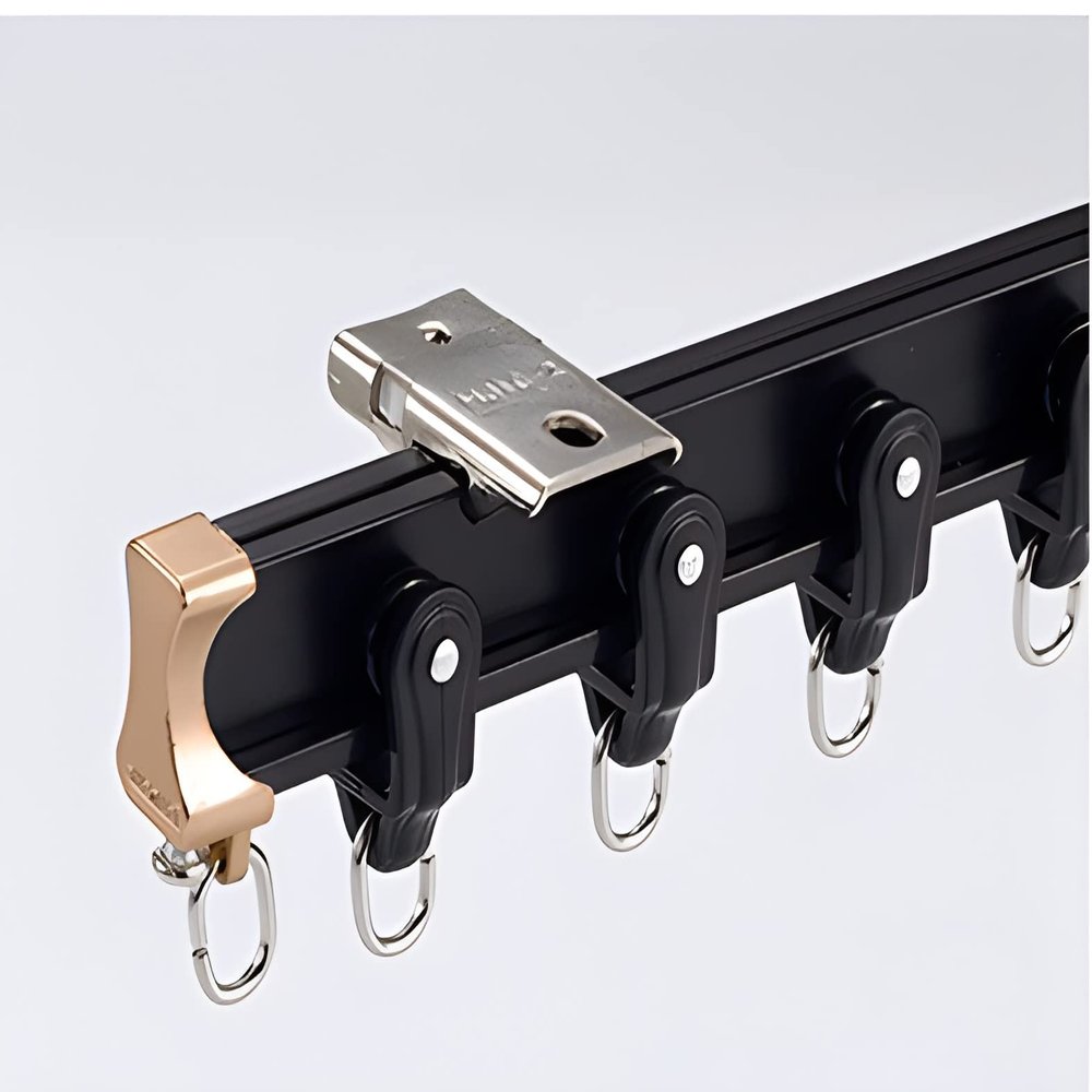 1 3 5 7 9 11 13 15 17 19 21 23 25 27 29 31 33 35 37 39 Ft Curtain Rails No Drill, Hotelero/ Living Room/ Black Out Curtain Wrap Around Drop Ceiling Curtain Track/ Riel Cortina ( Color : Ceiling mount