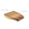 2 Pack Wooden Spoon Rests for Kitchen Counter-Natural Acacia Wood Spoon Holders for Kitchen Counter Protection-Cooking Utensil Rests for Spoon, Ladle, Spatula, Tong-Coffee,Tea Spoon Gadgets Holder view 2