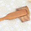 2 Pack Wooden Spoon Rests for Kitchen Counter-Natural Acacia Wood Spoon Holders for Kitchen Counter Protection-Cooking Utensil Rests for Spoon, Ladle, Spatula, Tong-Coffee,Tea Spoon Gadgets Holder view 4