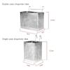 Kitchen Utensil Storage Holder, Stainless Steel Utensil Container Hanging Mesh Utensil Drying Rack Fork Chopsticks Storage Organizer Tableware Dinner Service Holder Cutlery Rack (Double Grid) view 3