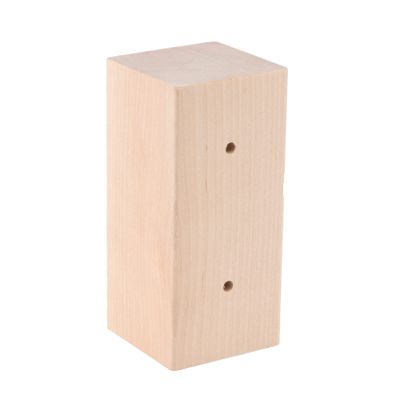 Wood Flower Nail Base Stand for Piping Practice Beige