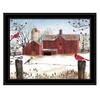 Winter Friends 8 Black Framed Print Wall Art view 1