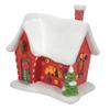 Department 56 Disney The Nightmare Before Christmas Village Christmas Town House Lit Building, 6.5 Inch, Multicolor view 1