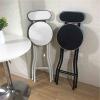 No Installation Folding Bar Stool With Backrest And Non-slip Feet, Foldable Bar Stool Chair With Padded Seats Seat Height26"/24"/22", Collapsible Bar Stools For Adults, Breakfast Bar Stools ( Color : view 3