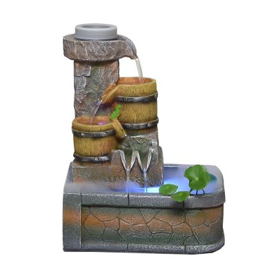 Tabletop Fountains Tabletop Fountain Automatic Circulating Water Fountain - Calming and Relaxing Water Sound - for Home Office Bedroom Decoration Desktop Fountain