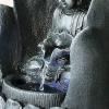 Tabletop Fountains Buddha Fountain Indoor Outdoor Buddha Face Zen Water Fountain Desktop Lucky Buddha Statue Water Fountain Home Decoration Desktop Fountain view 4