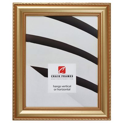 Craig Frames Victoria, 21x28 Picture Frame, Aged Gold