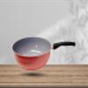 |Made In Korea| Non-Stick Ceramic Frying Wok Pan Interior Exterior Pan 13-1/2" view 1
