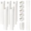 4" W 9Ft L Line Set Cover Kit for Mini Split Air Conditioners Decorative PVC Slim Line Cover for Central AC & Heat Pumps Systems Tubing Cover view 1
