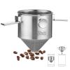 Bincoo Pour Over Coffee Dripper, Portable Stainless Steel Reusable Coffee Filter, Mini Collapsible Paperless Single Serve 1-2 Cup Coffee Dripper Cup Easy To Clean For Travel Camping Offices view 1