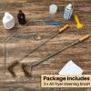 Nuenen 3 Pieces Fryer Cleaning Tools Including L Shaped Fryer Cleaning Brush, Deep Cleanout Rod and Long Handle Basket Brush, Good to 750f for Restaurant Accessories view 3