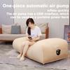 PHASFBJ Inflatable Couch Air Chair, Beach Chair for Water Proof & Anti-Air Leaking Design, Blow Up Chair Indoor & Outdoor, Inflatable Lounger Air Chair Sofa Bed Sleeping Bag Couch,Grey view 4